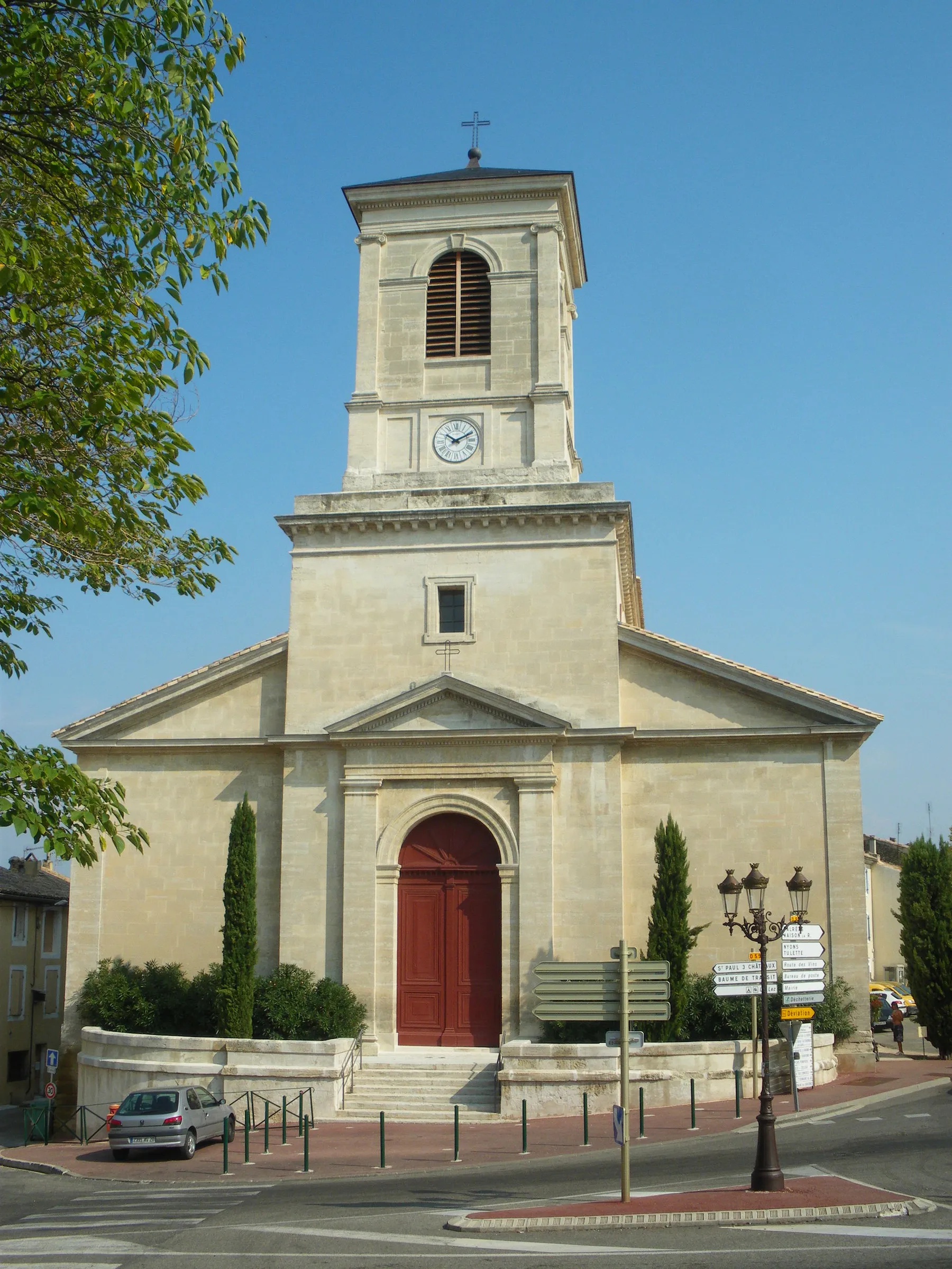Church of Suze la Rousse, Drome, France