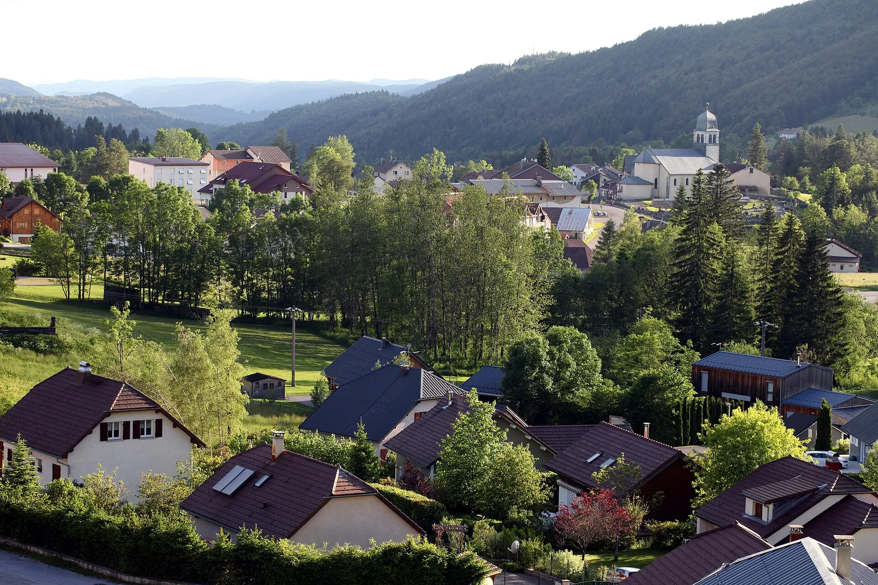 Vue de Bellefontaine (Jura).