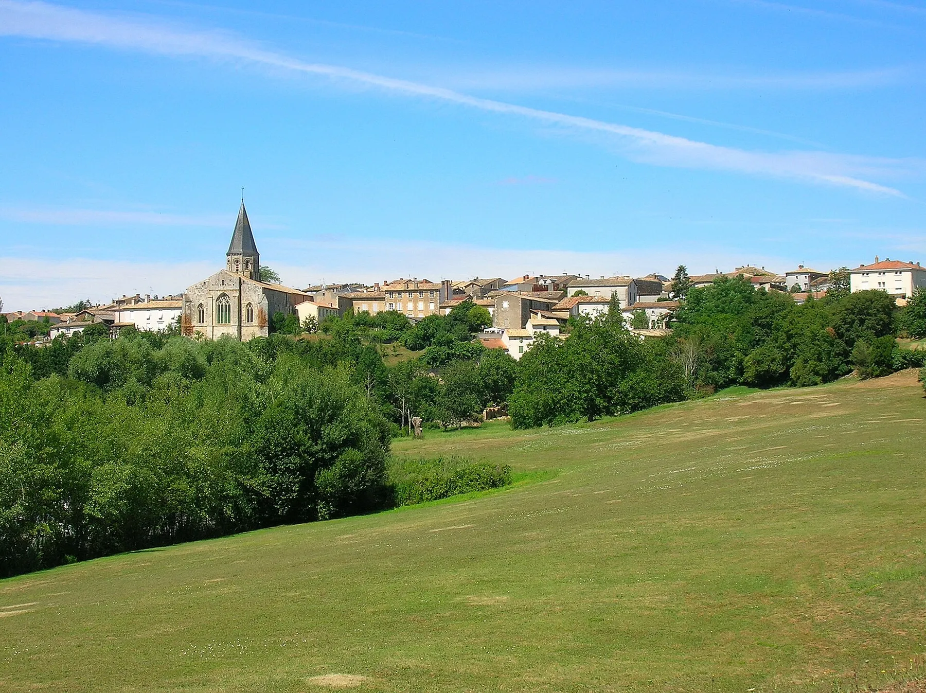 Vue sud de Champdeniers