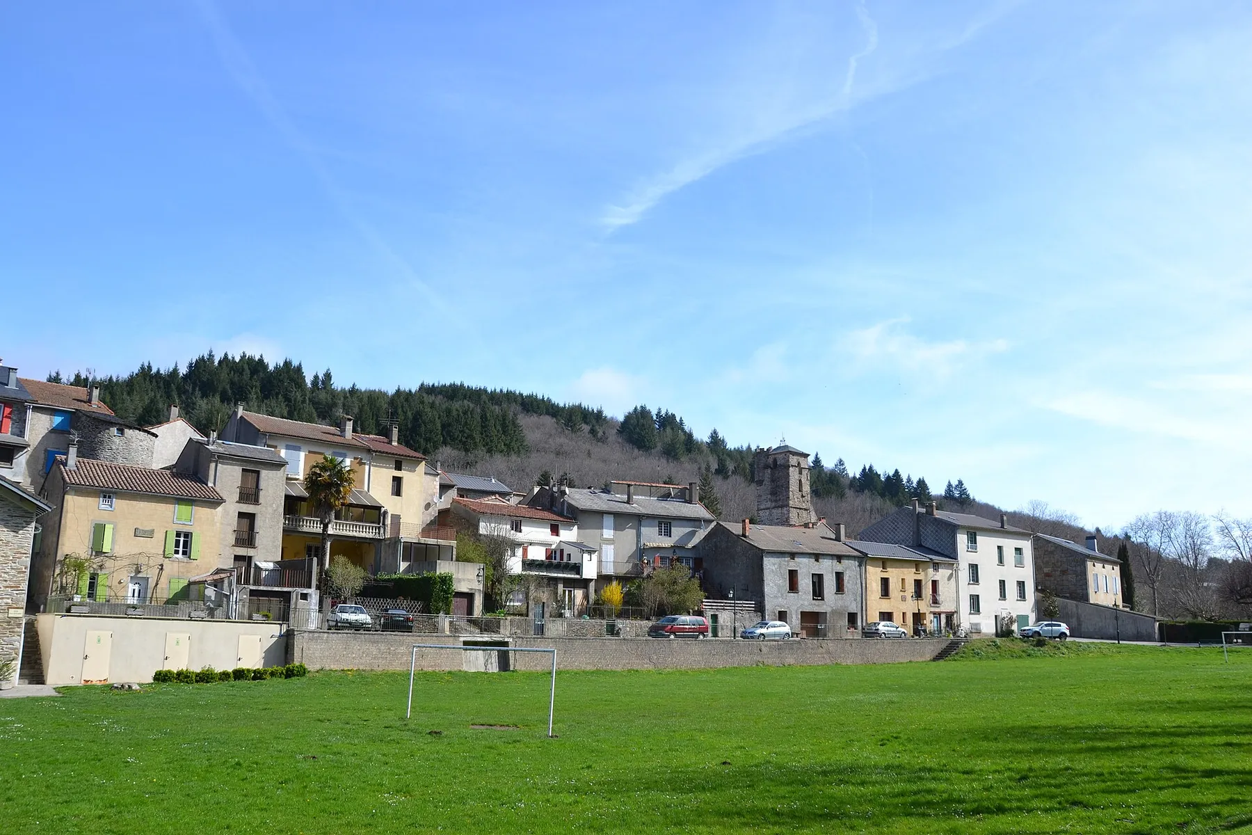 Vue générale de Cuxac-Cabardès