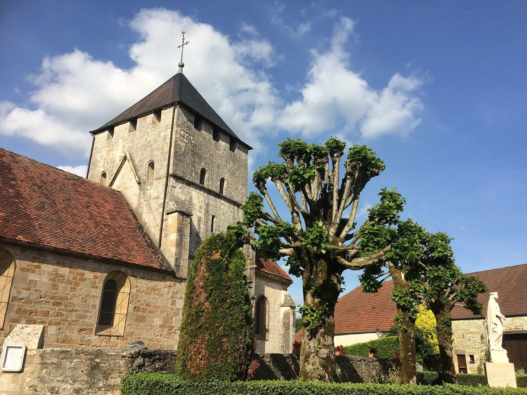 Eglise Saint-Sébastien de Champigny-lès-Langres.