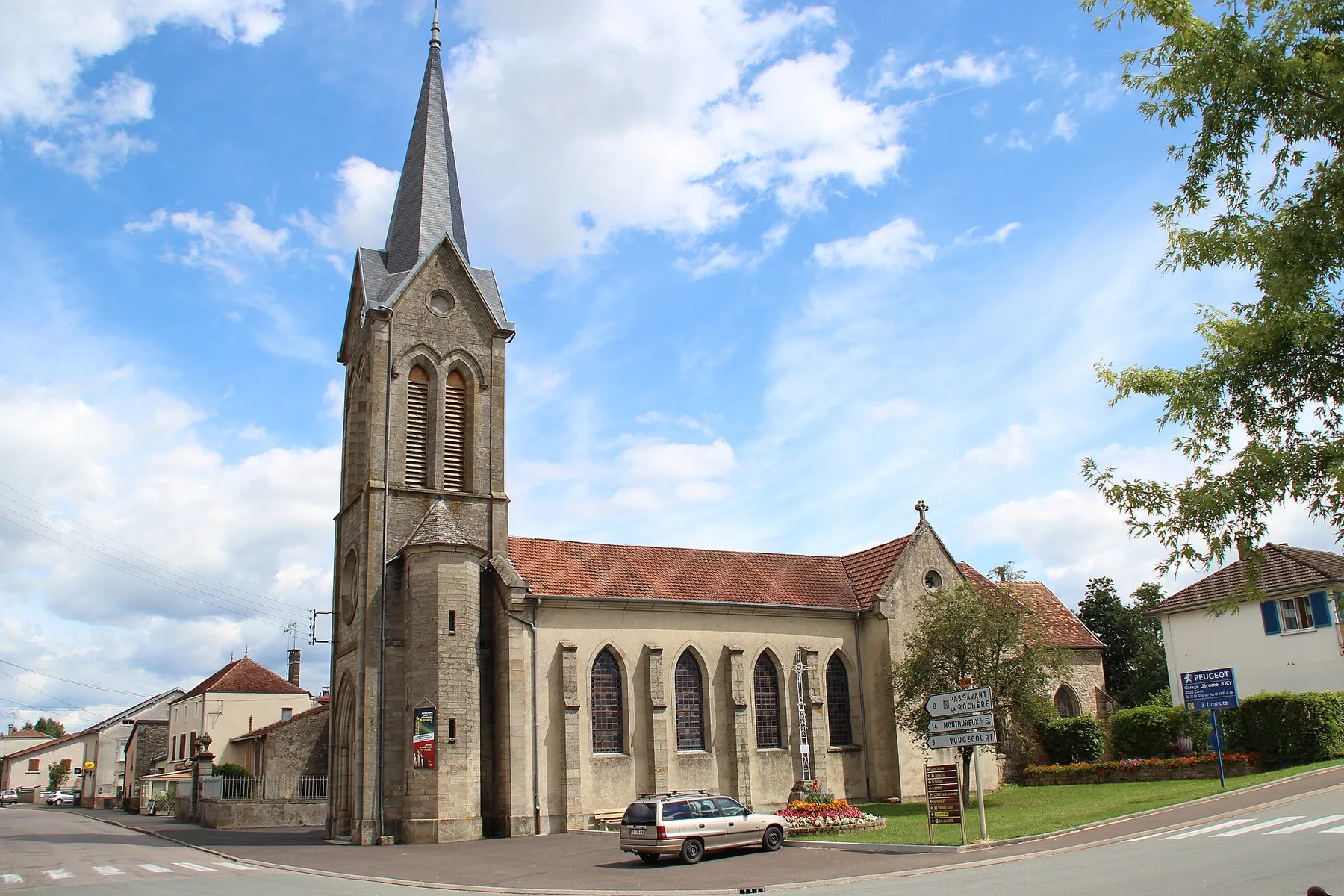 Church in Corre, France.
