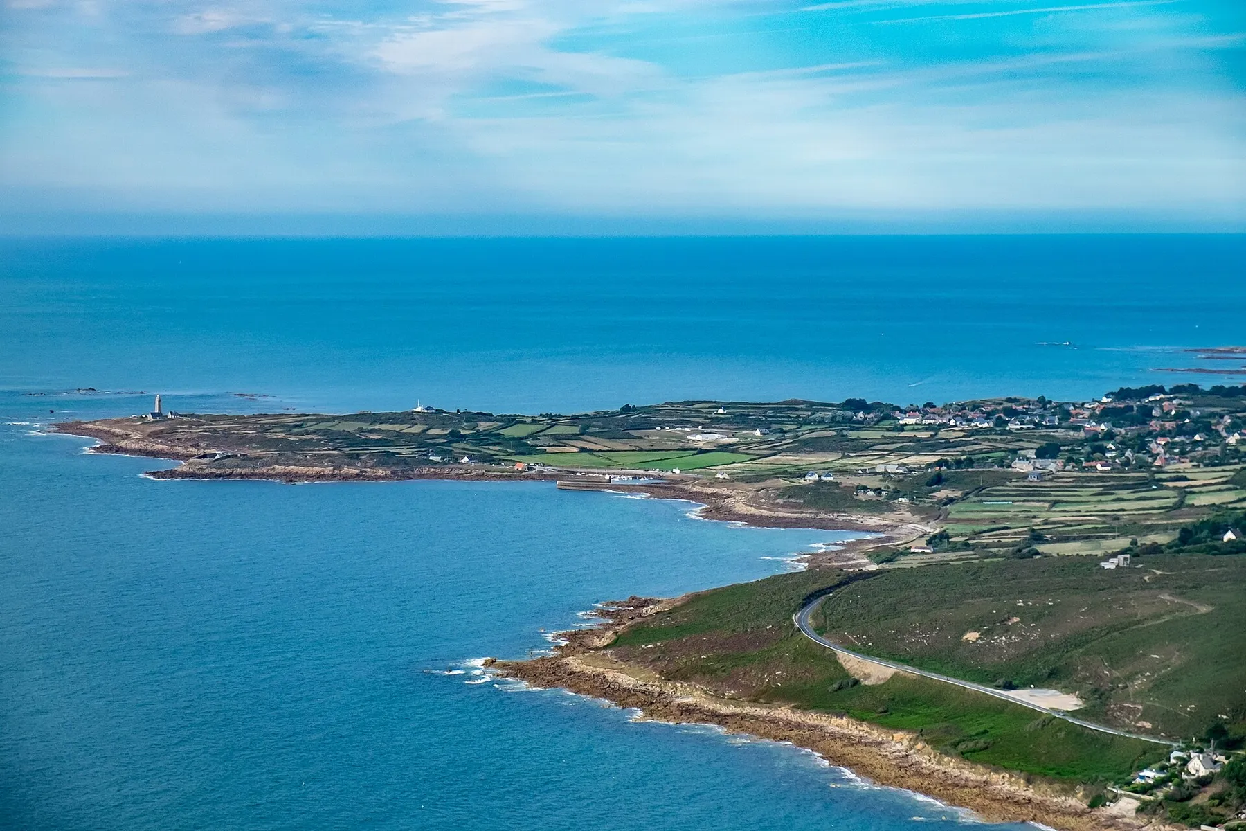 Le cap Lévi et la pointe du Bruley, à Fermanville, Normandie