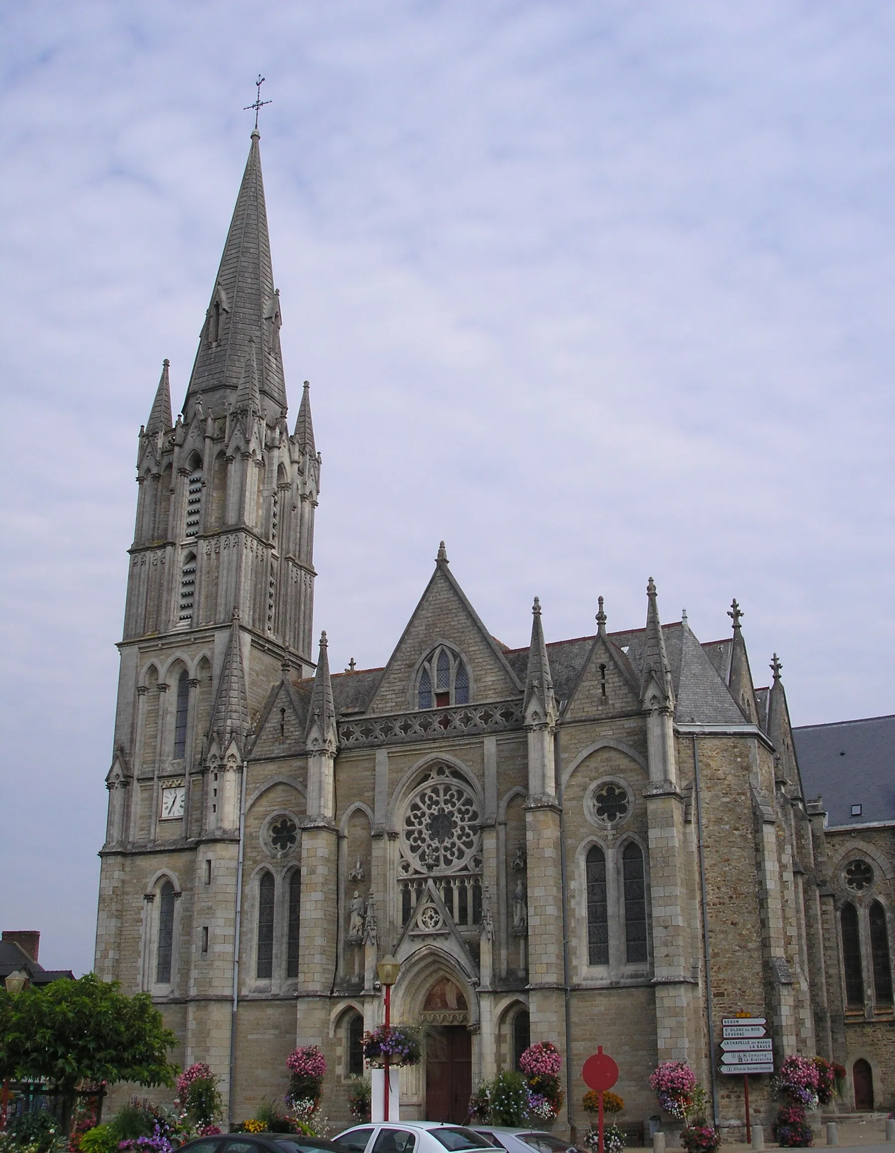 Missillac (Pays de Loire, France). L'église.
