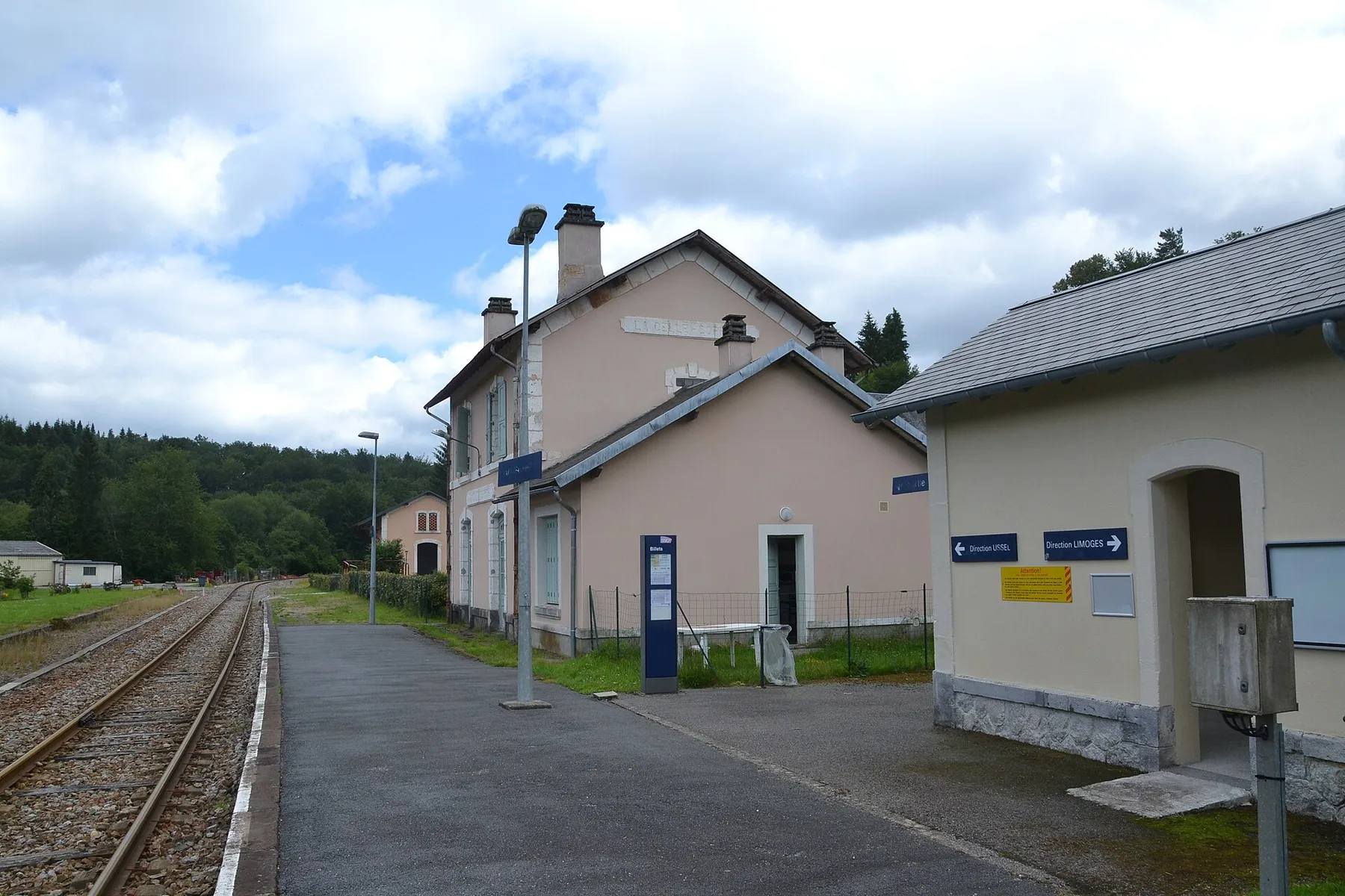 Gare de Lacelle (Corrèze, France), BV.