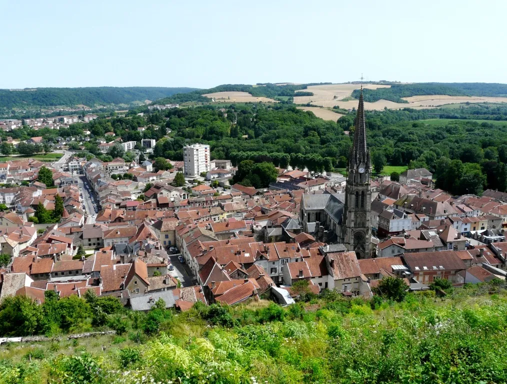 La vieille ville et ses faubourgs depuis la côte du château