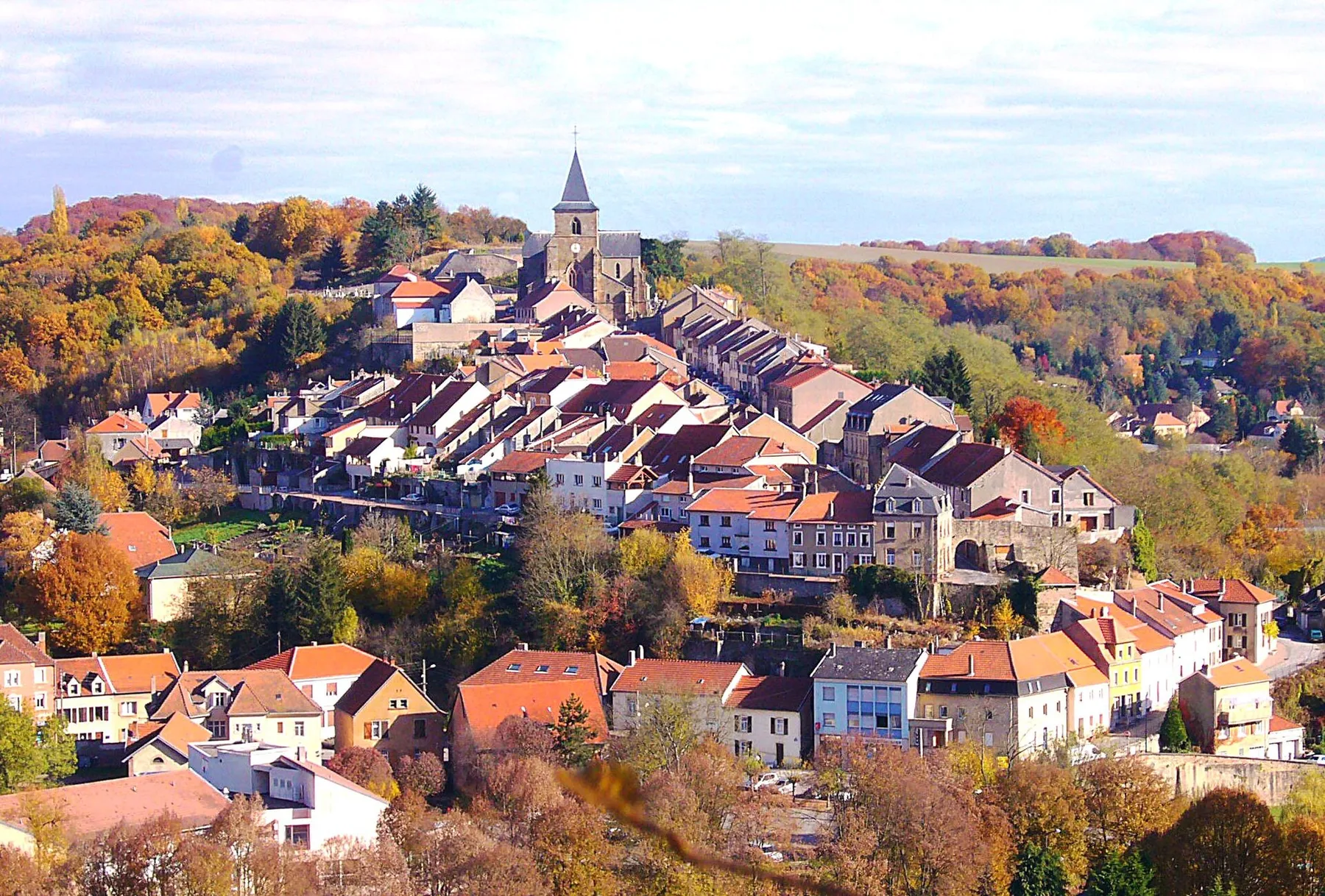 The medieval site of "Vieux-Hombourg"