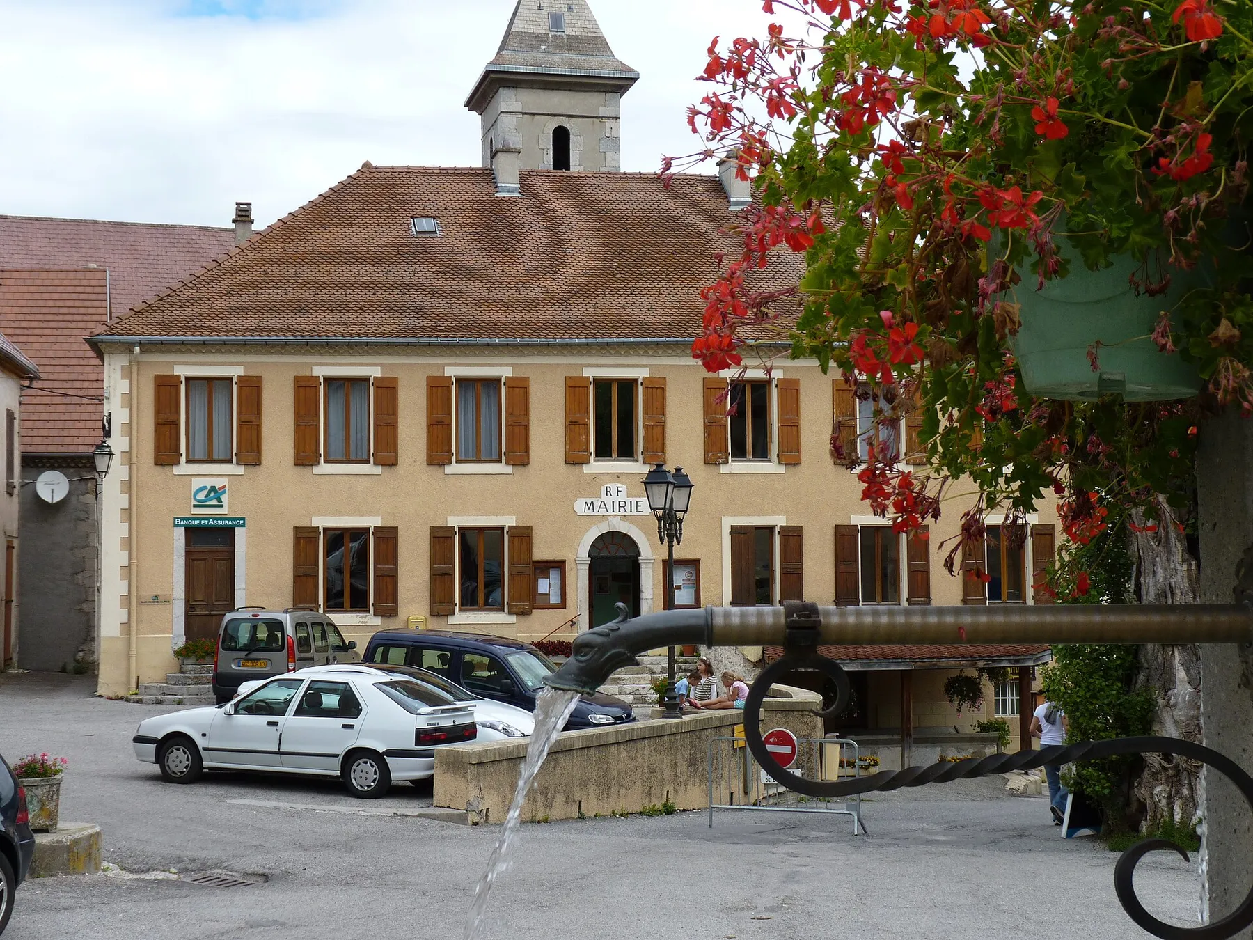 Town hall of Lus la croix haute (Drôme,France,Western-europ)