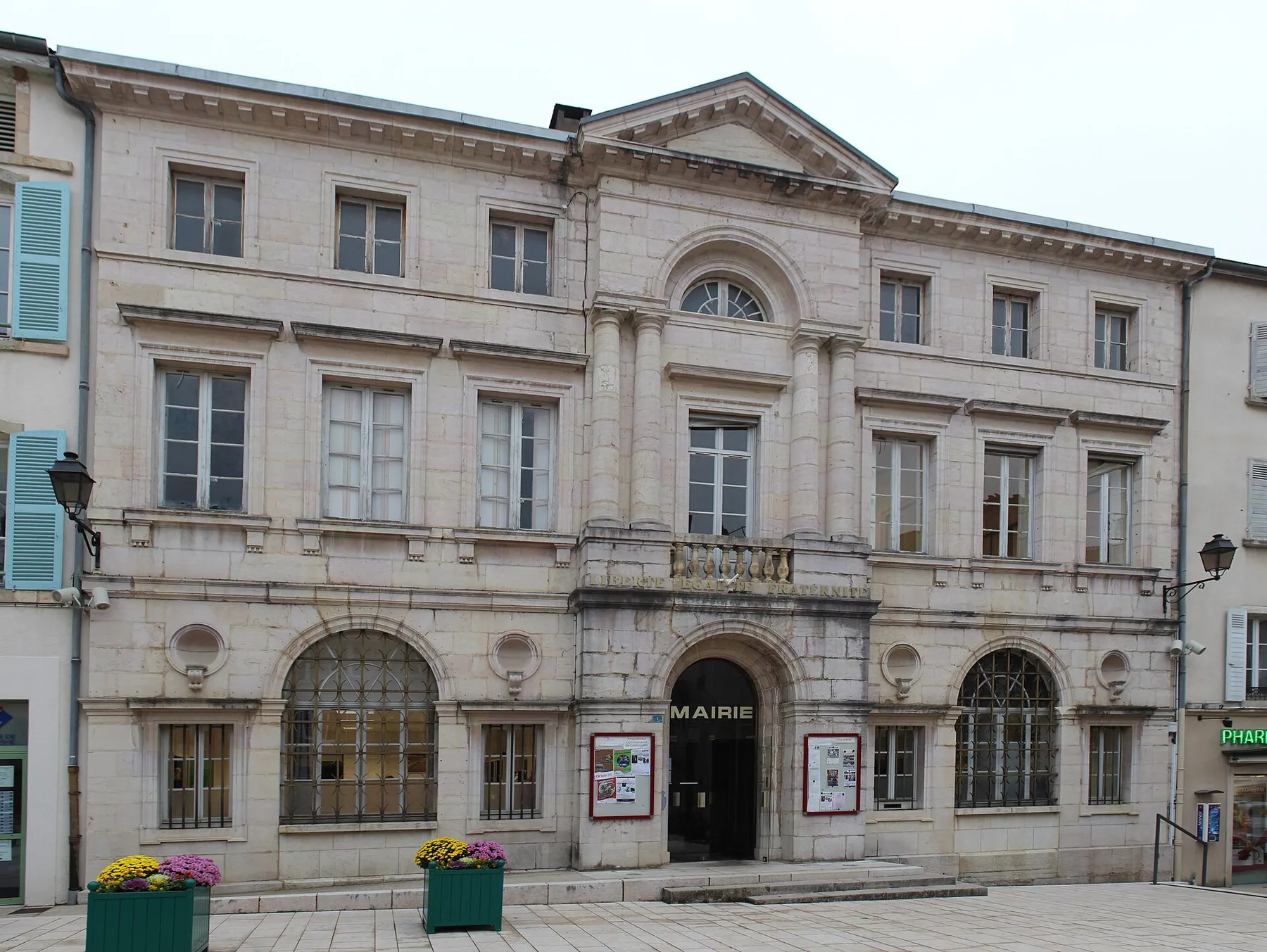 Mairie de Saint-Amour, Jura.