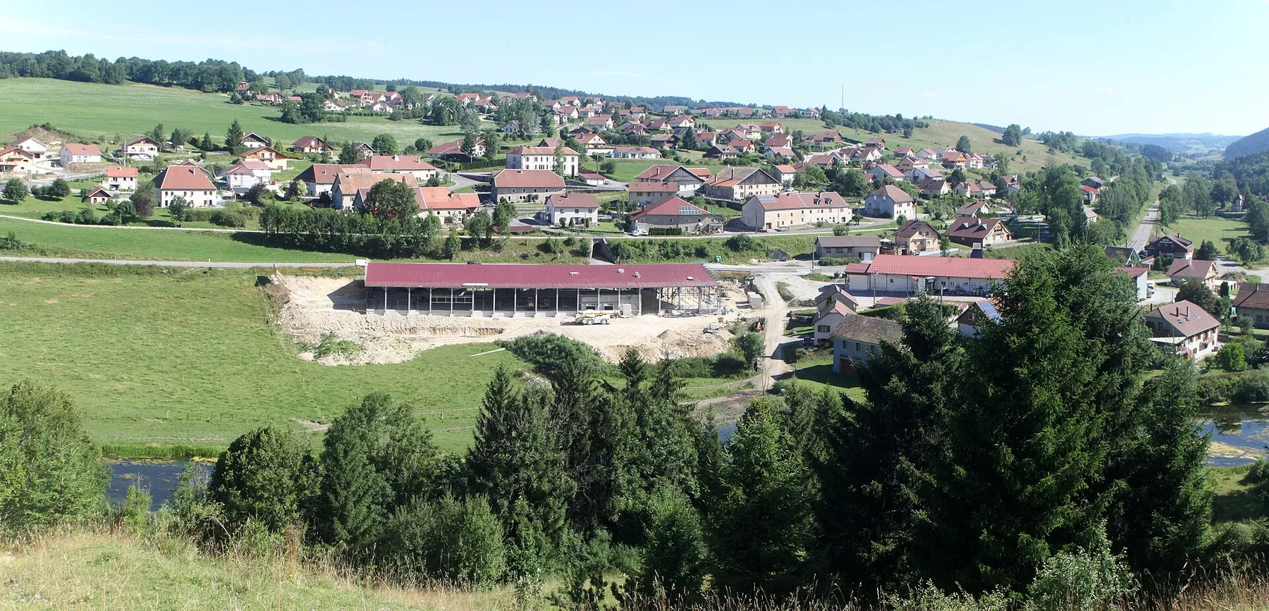 Vue de Maisons-du-Bois (Doubs).