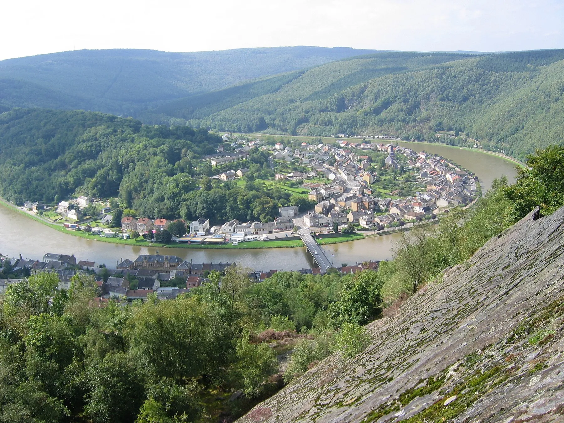 Monthermé:méandre de la Meuse