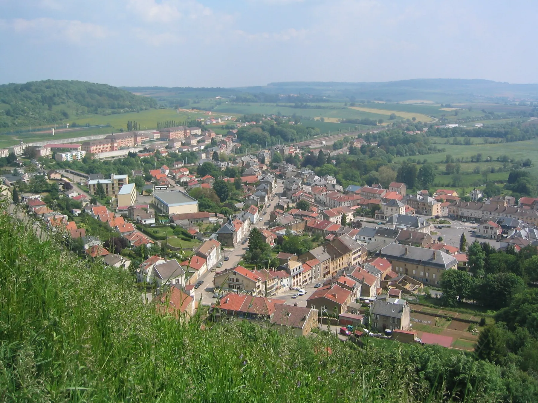 Vue générale de Montmédy (Meuse, France)