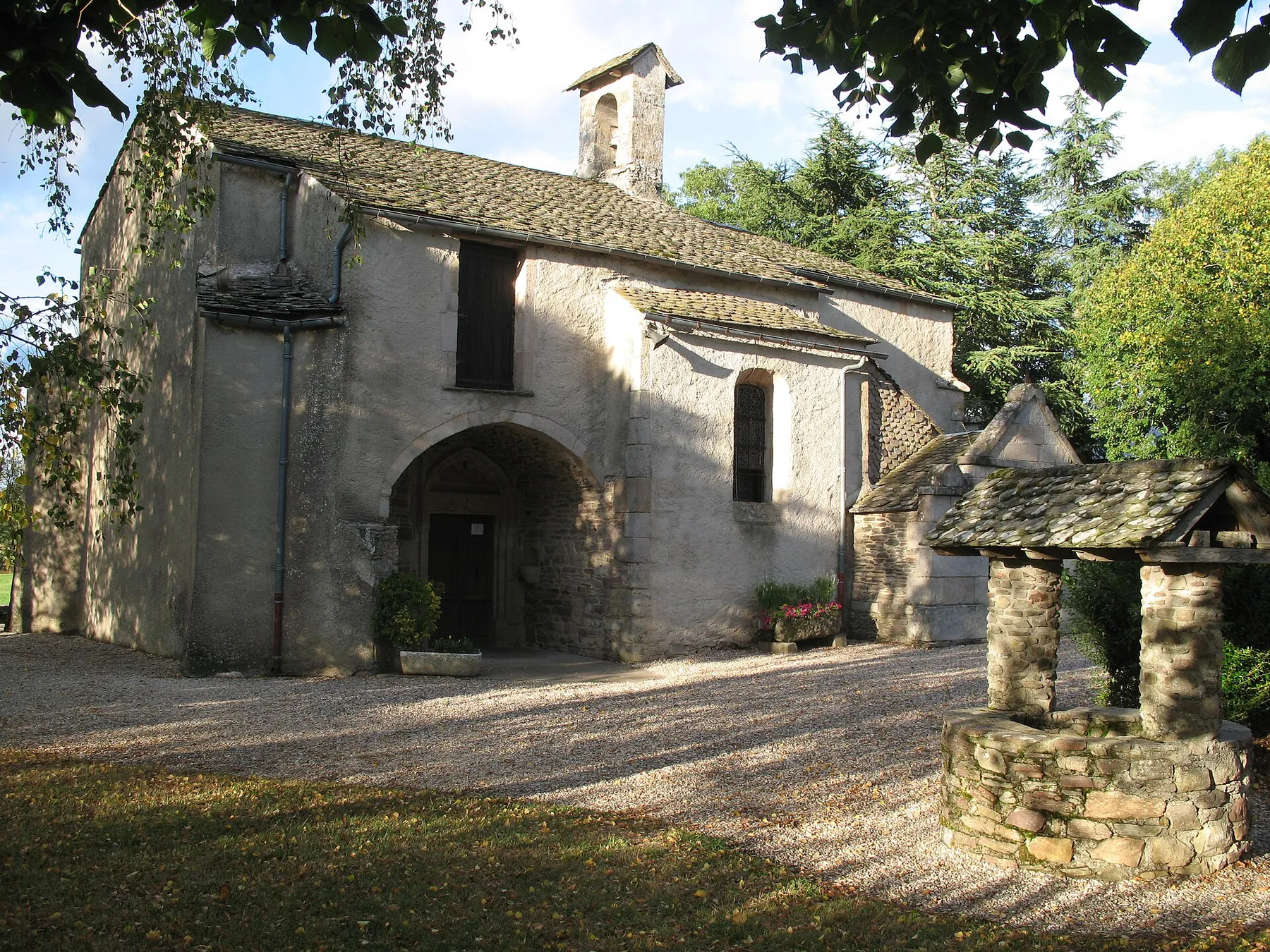 Chapelle Notre-Dame de Salars à Pont-de-Salars dans l'Aveyron.
