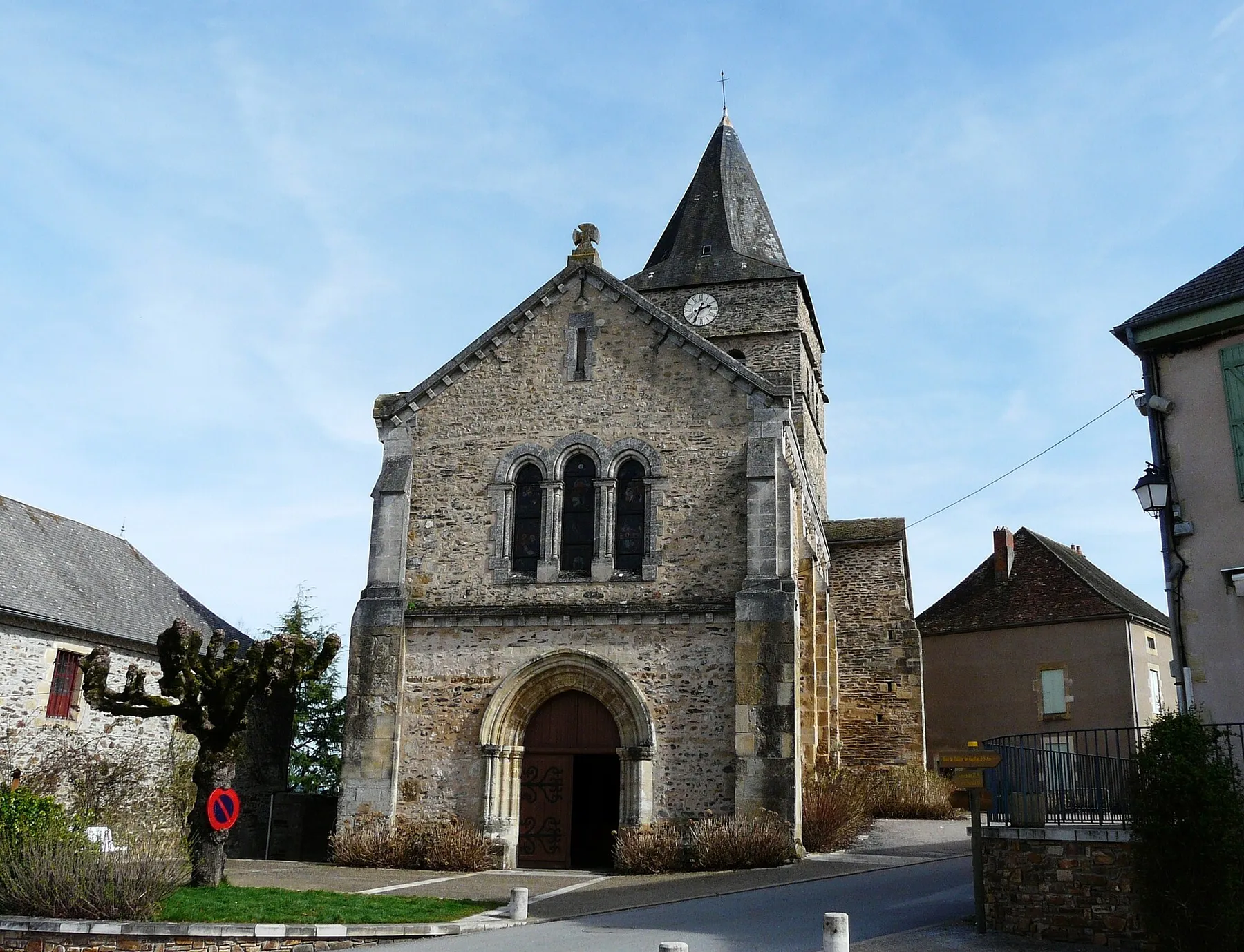 L'église de la Transfiguration, Payzac, Dordogne, France