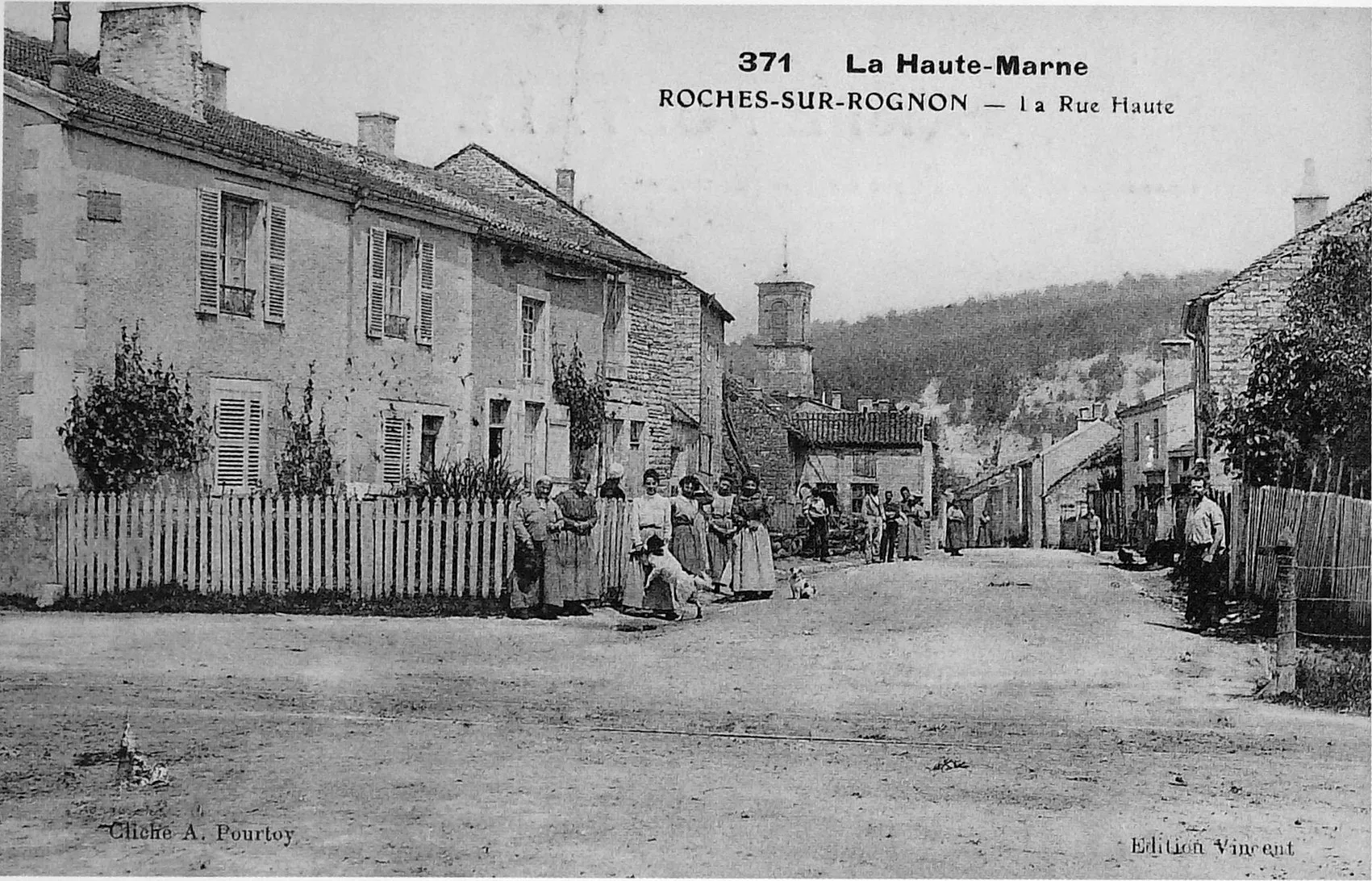 sur une carte postale du début du XXe siècle.