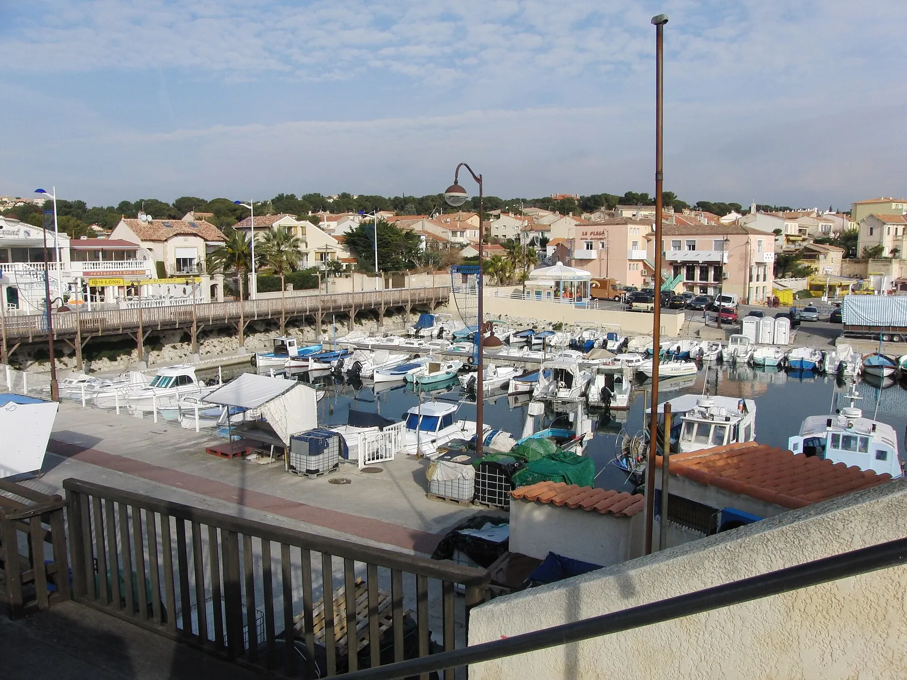 Harbour of Sausset-les-Pins, Bouches-du-Rhône, France