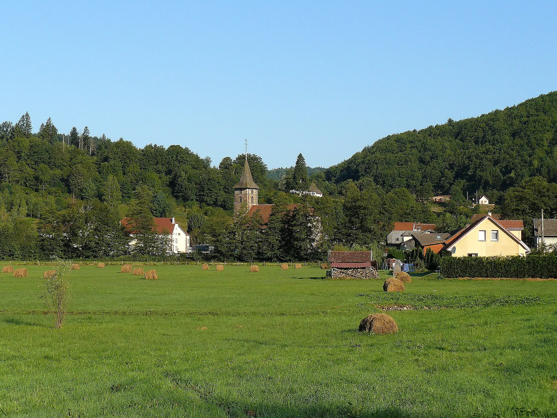 Vue de Servance (Haute-Saône, France)