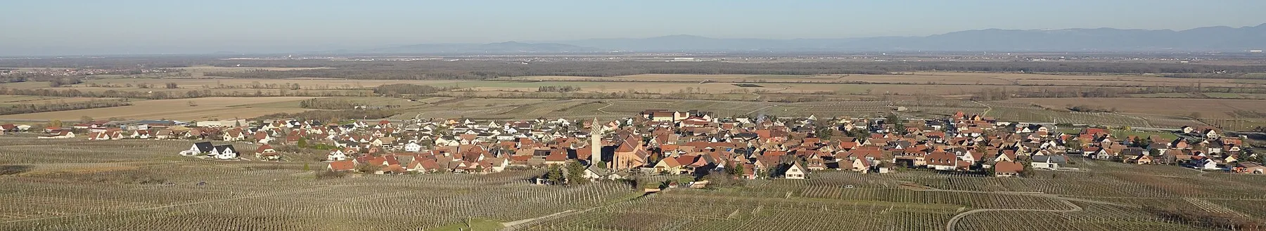 Village of Pfaffenheim (Haut-Rhin, France).