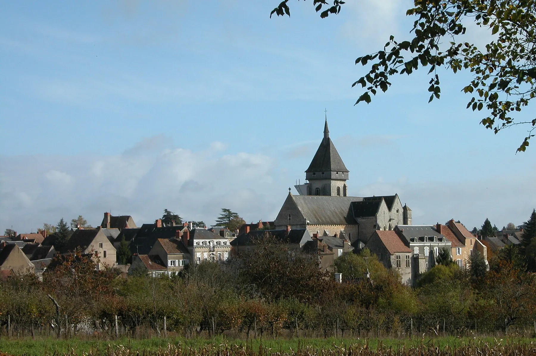 Vue générale de Saint-Marcel (Indre)