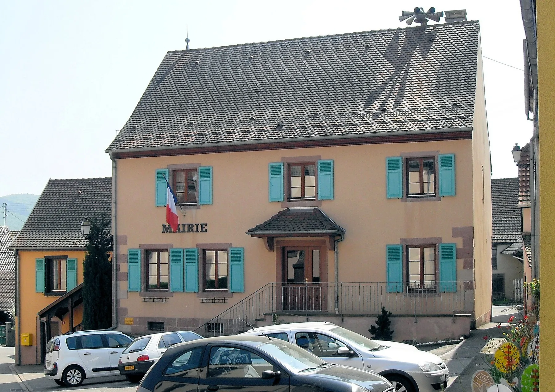 La mairie /ancien presbytère) de Zimmerbach